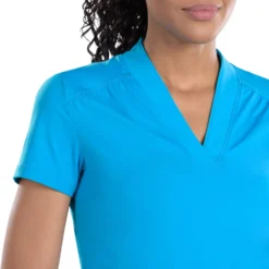 SwingDish Women's Caroline Short Sleeve Golf Shirt Lilac -Golf Apparel Shop unnamed file 9930