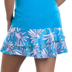 SwingDish Women's Brooklyn Golf Skort Blue -Golf Apparel Shop unnamed file 9932