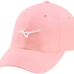 Mizuno Men's Tour Lightweight Golf Hat - Small Fit Pink/white