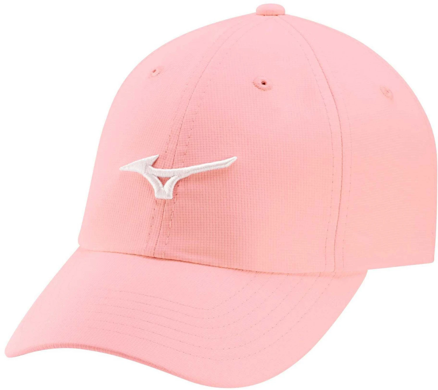 Mizuno Men's Tour Lightweight Golf Hat - Small Fit Pink/white 3 Mizuno Men's Tour Lightweight Golf Hat - Small Fit Pink/white