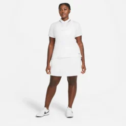 Nike Women's Solid 17" Golf Skirt White 10 Nike Women's Solid 17" Golf Skirt White -Golf Apparel Shop unnamed file 9947