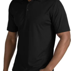 Antigua Men's Inspire Golf Polo Black