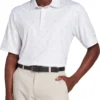 Walter Hagen Men's Perfect 11 Cross Clubs Golf Polo Crisp White/light Grey -Golf Apparel Shop unnamed file 9959