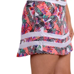 SwingDish Women's Olive Print 16.5'' Golf Skort 7 SwingDish Women's Olive Print 16.5'' Golf Skort -Golf Apparel Shop unnamed file 9987