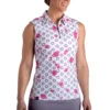 SwingDish Women's Audree Sleeveless Golf Polo Print -Golf Apparel Shop unnamed file 9988